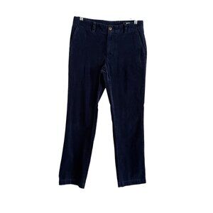 Vineyard Vines Men Size 30X32 Navy Blue Stretch Corduroy Slim Breaker Pants